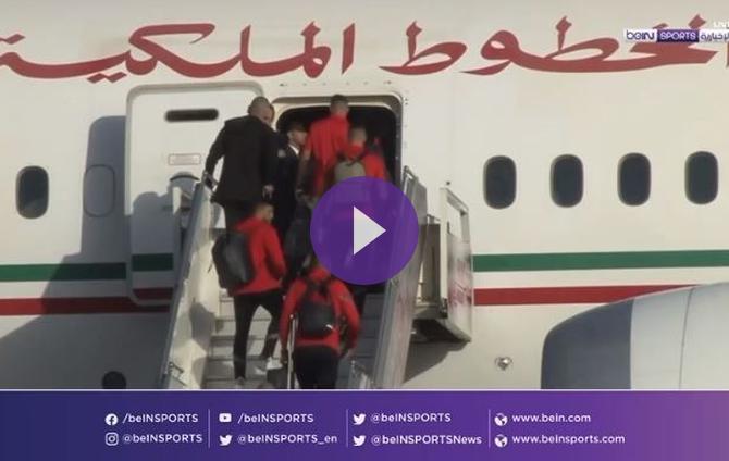 بعثة-المنتخب-المغربي-تغادر-الرباط-نحو-الدوحة