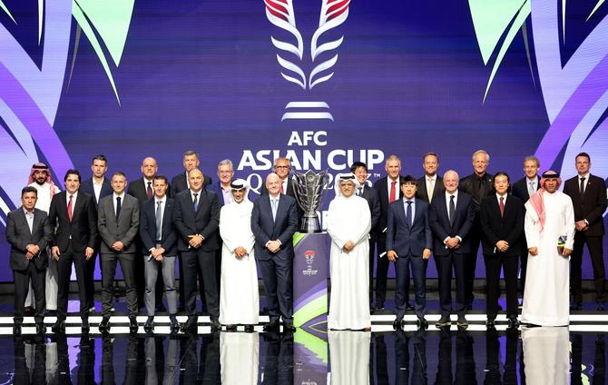 إعلان-برنامج-مباريات-كأس-آسيا-2023-في-قطر